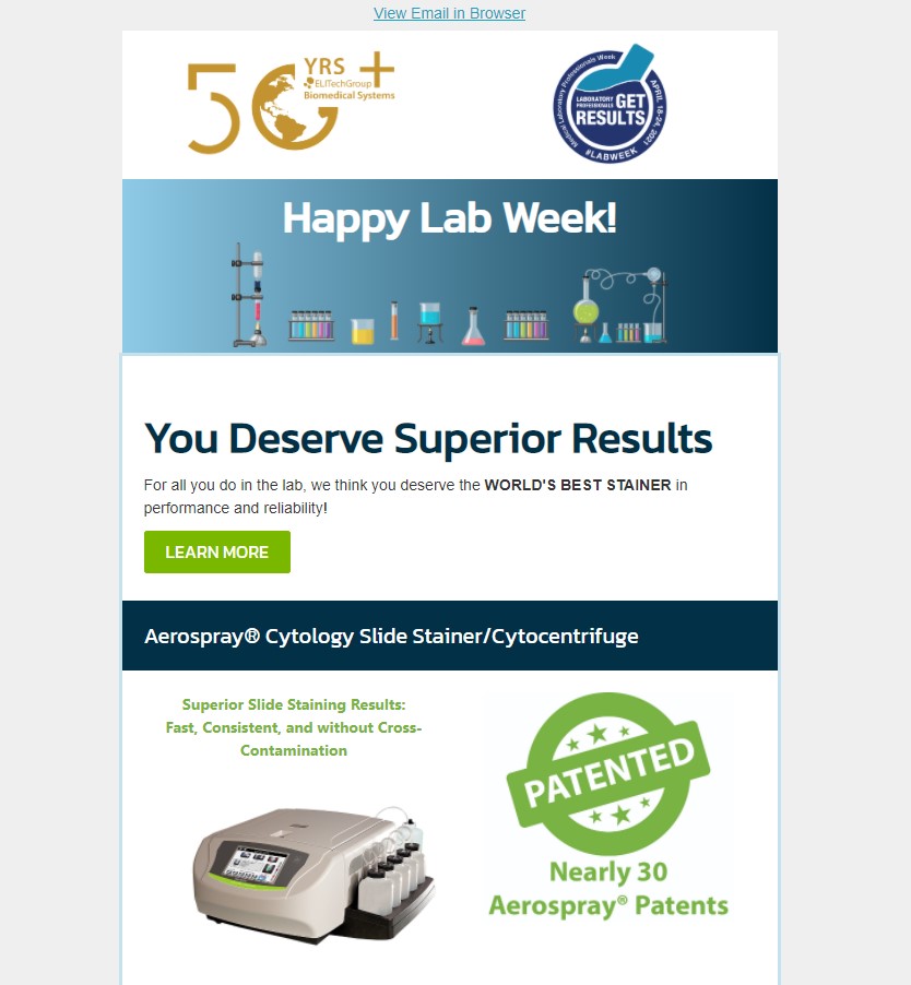 lab week 2021 email cytology stainer